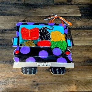 Hand painted hocus pocus sign made out of wood